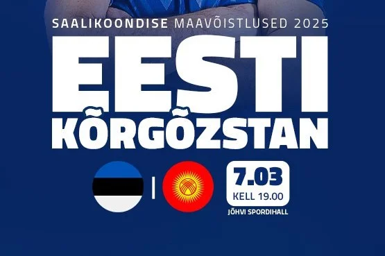 Saalijalgpalli maavõistlus Eesti - Kõrgõzstan.